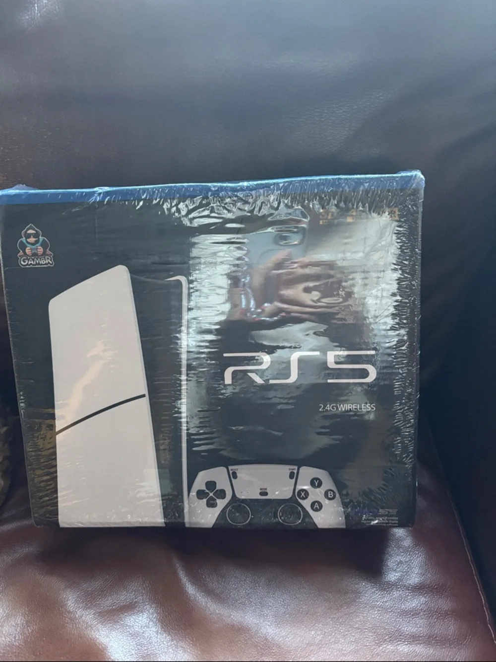 RS5 2.4G Wireless Gaming Console with White Console and Controller
